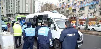 Özel halk otobüsü ve dolmuşlar denetlendi