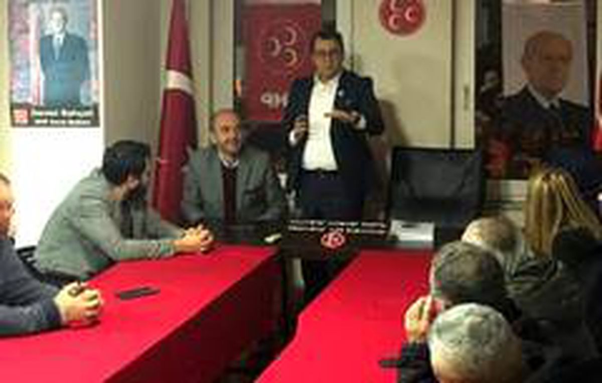 Stratejik Teknoloji Mentörü Aybars Yılmaz, MHP Osmangazi İlçe Başkanlığı\'nda konferans verdi
