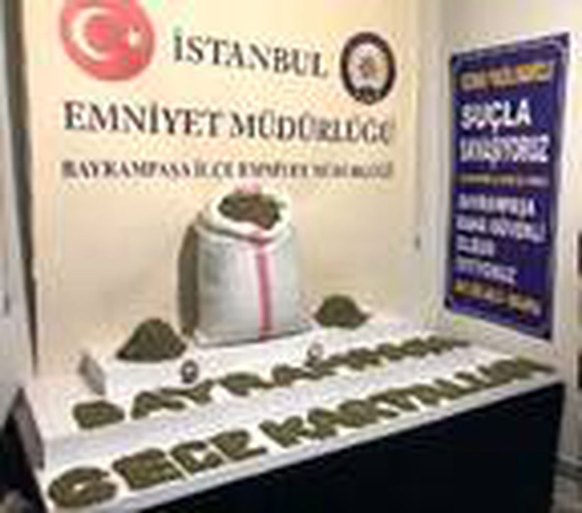 Adaçayı dedi, çuval dolusu uyuşturucu çıktı