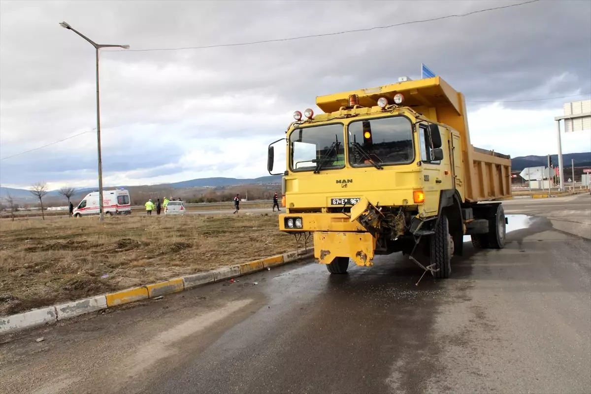 Bolu\'da trafik kazası: 1 yaralı