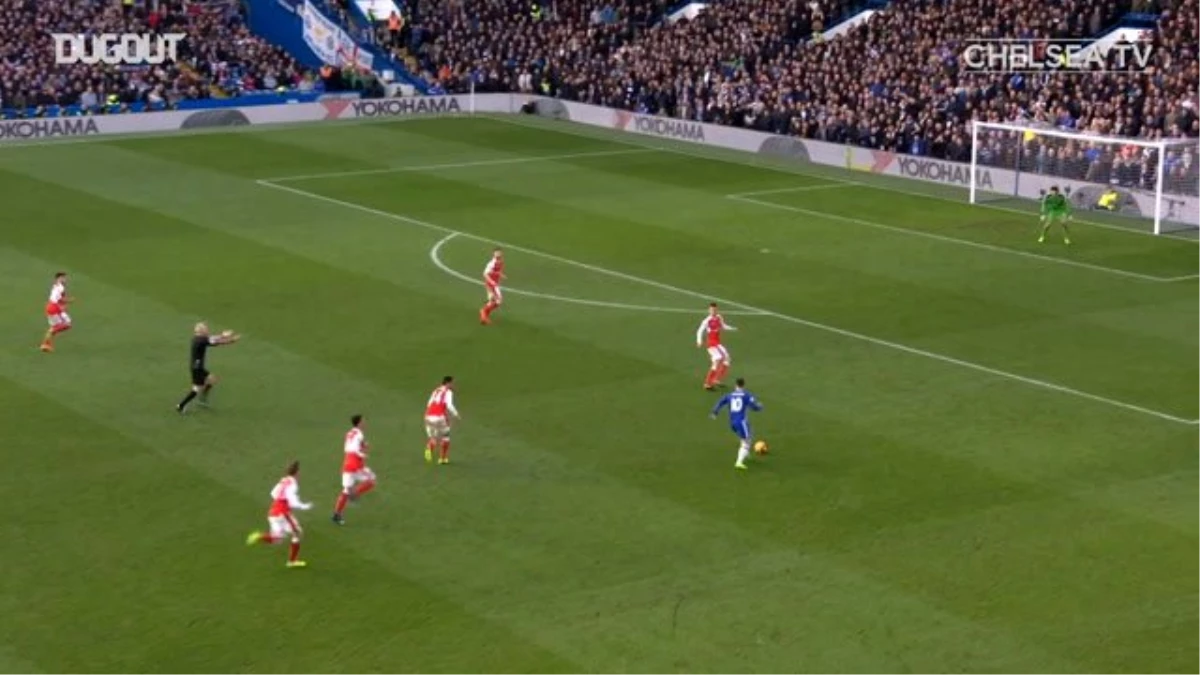 Hazard\'ın Arsenal\'a Attığı Muazzam Gol
