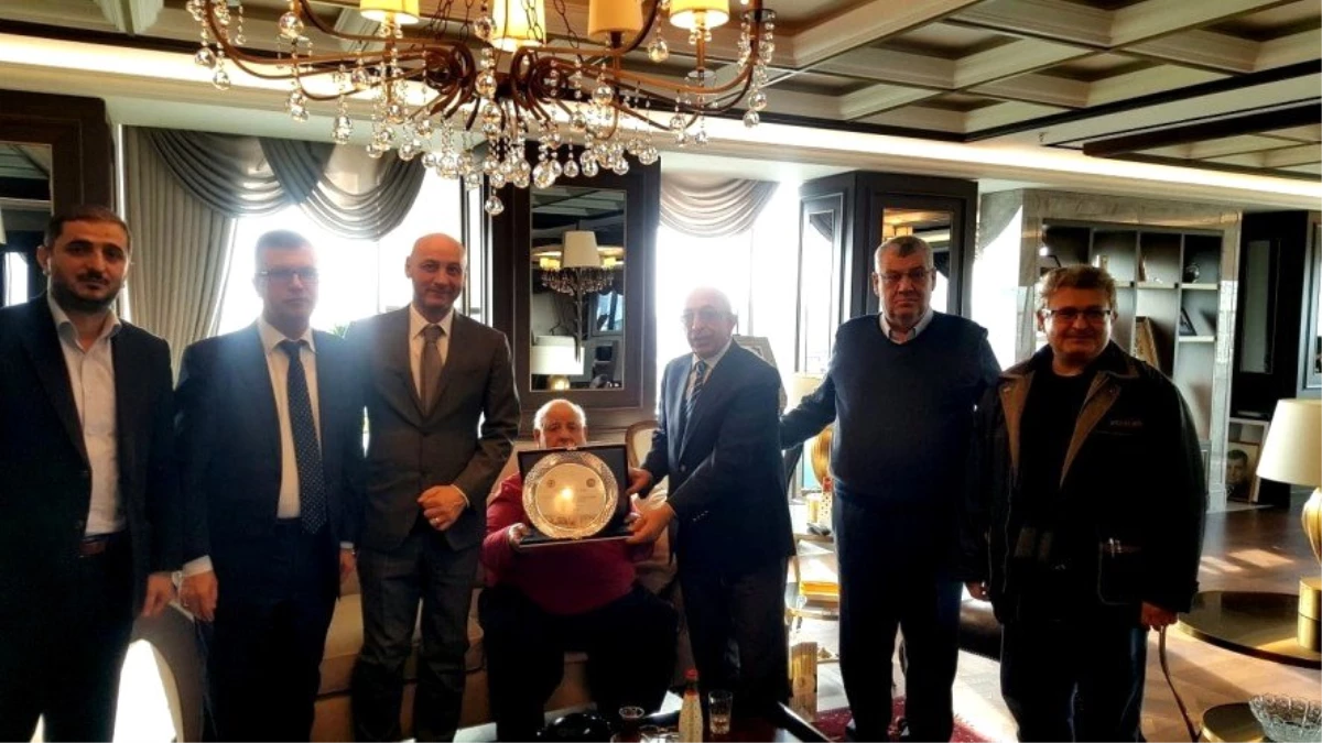 Rektör Murat\'tan İÇDAŞ Yönetim Kurulu Başkanı Tacettin Arslan\'a taziye ziyareti