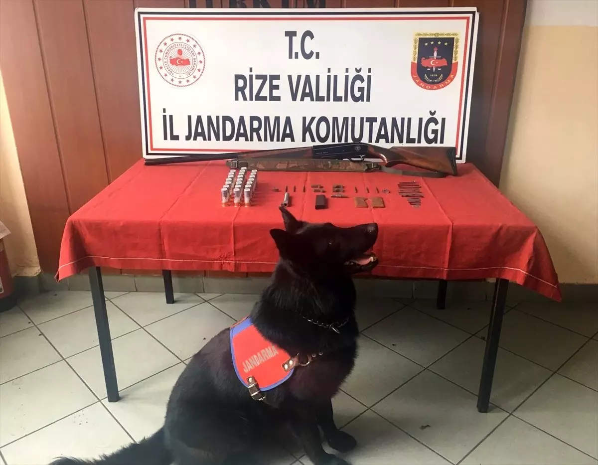 Rize\'de kaçak silah atölyesine operasyon