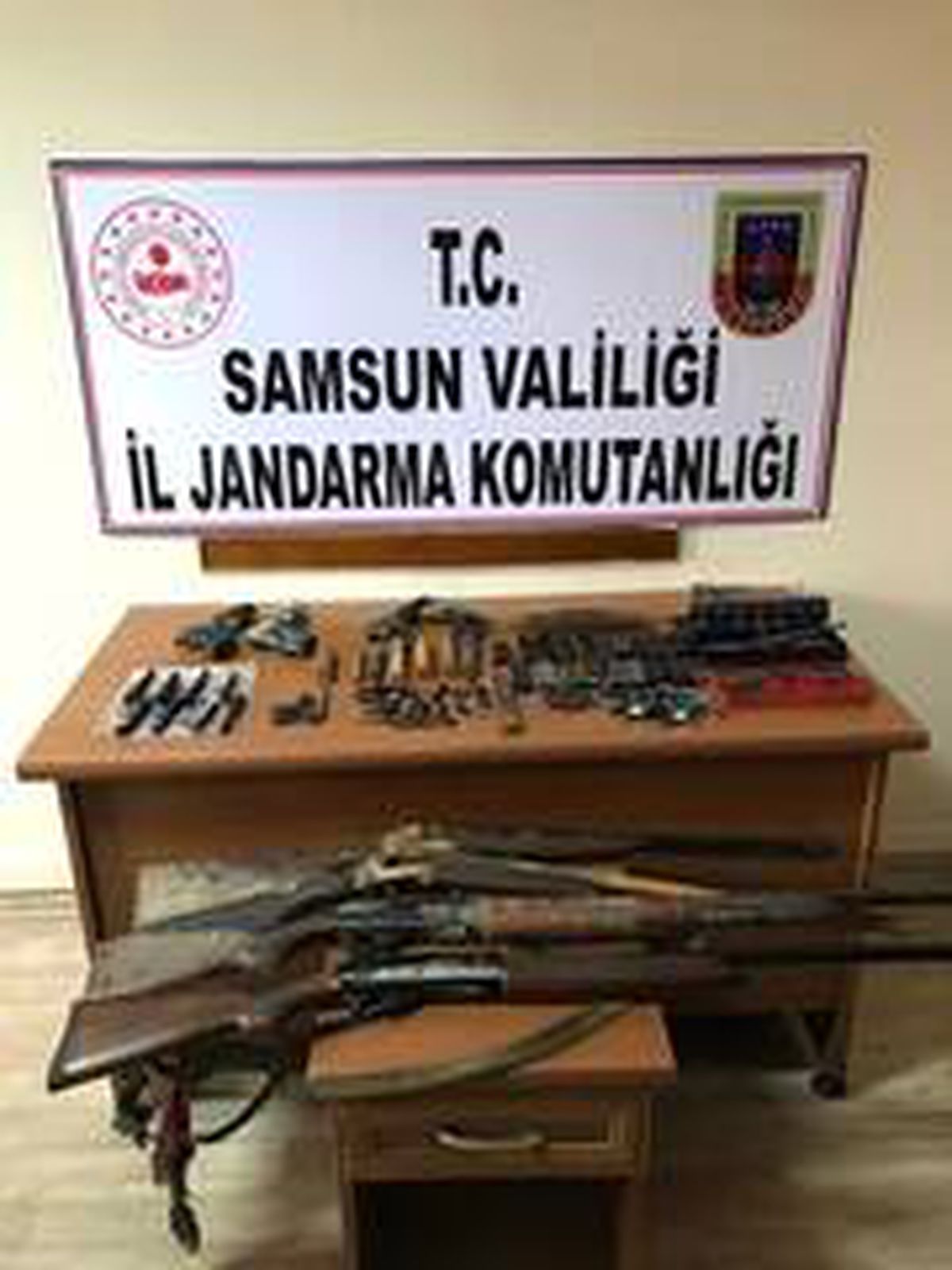 Samsun\'da kurusıkıdan gerçek silah yapan şahıs yakalandı