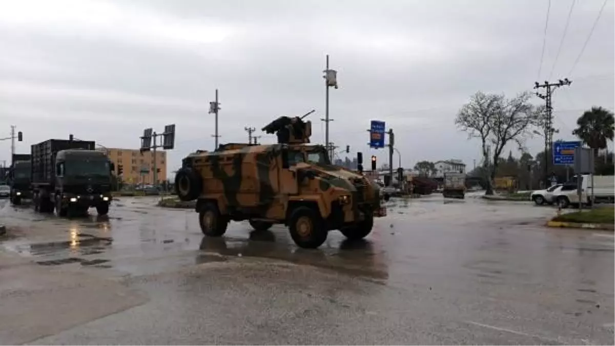 Suriye sınırına askeri sevkiyatlar devam ediyor