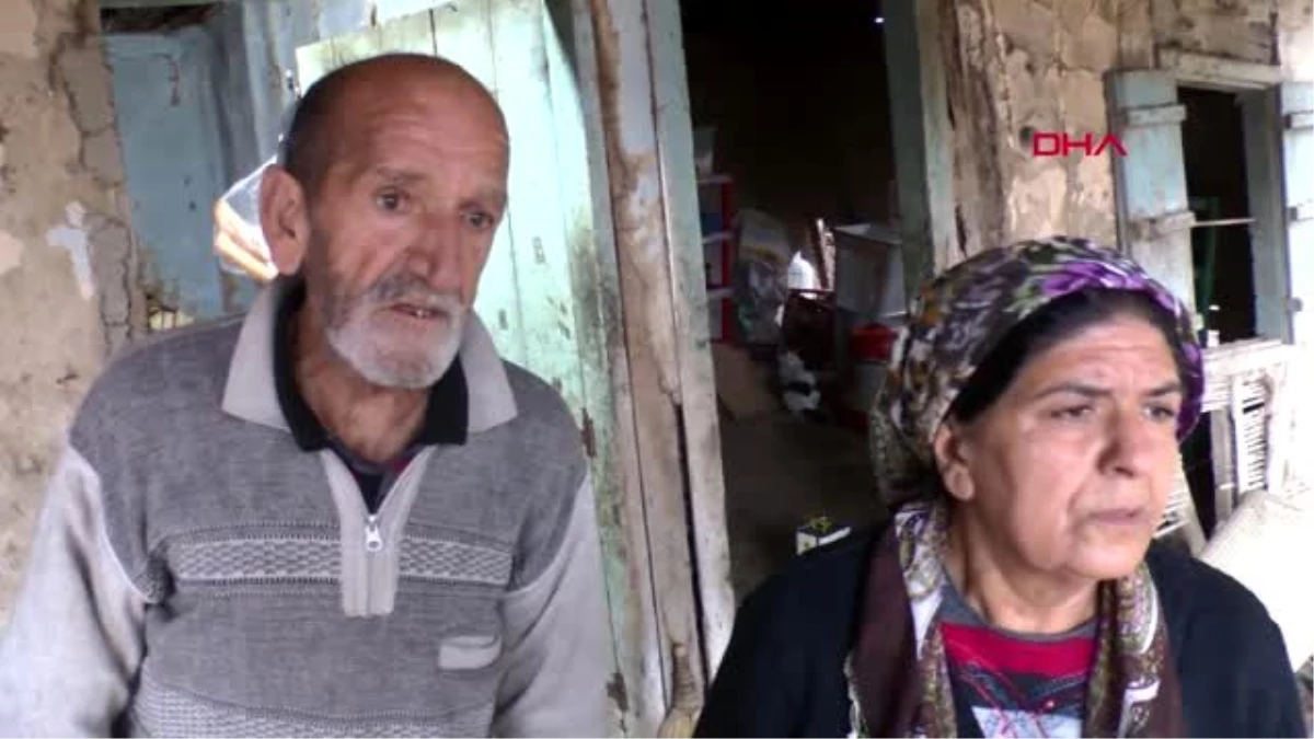 Adana yıkılmak üzere olan kerpiç evde yaşayan karı-kocanın dramı yürek burktu