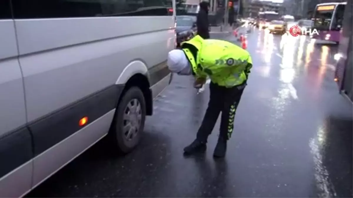 İstanbul\'da kış lastiği denetimi