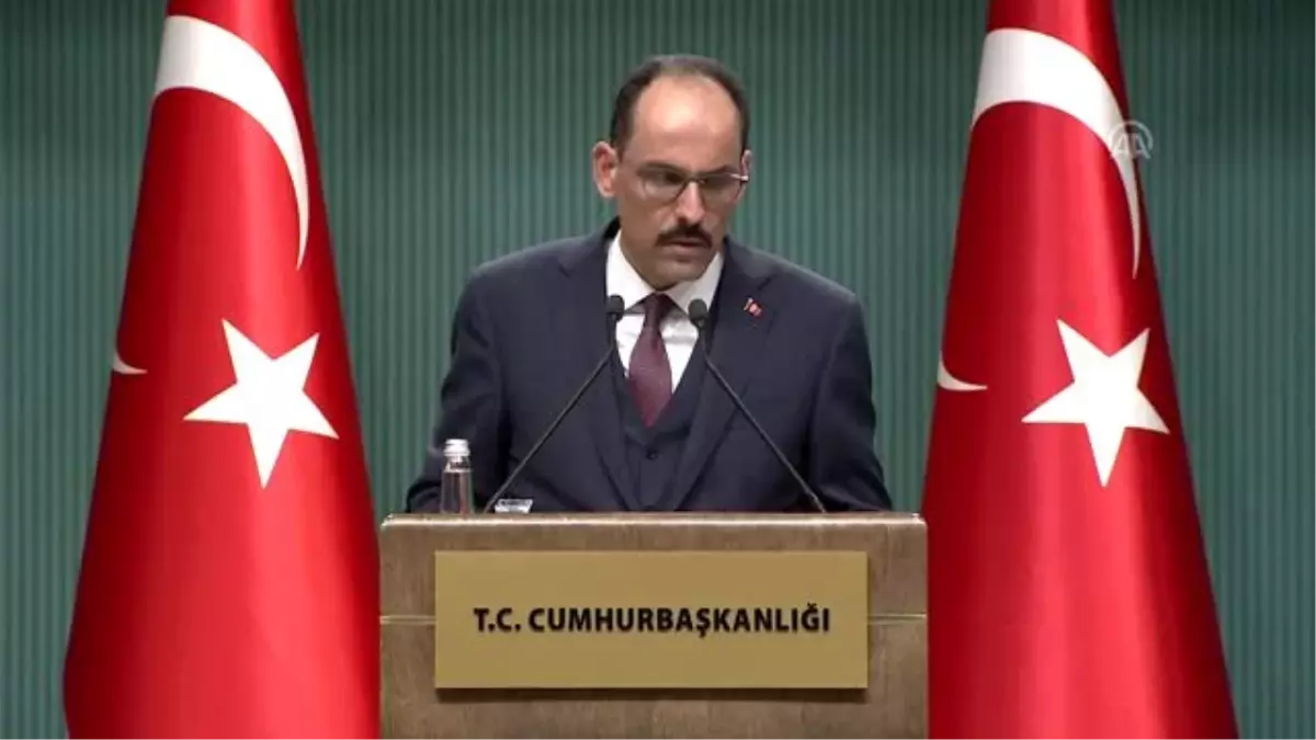 Kalın: "Türkiye haklı davasında Filistin halkının yanında olmaya devam edecek"