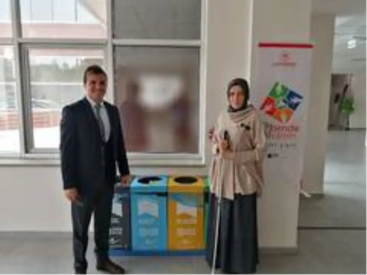Kırıkkale\'de görme engelli ve vatandaşlar için \'Ben de varım\' projesi