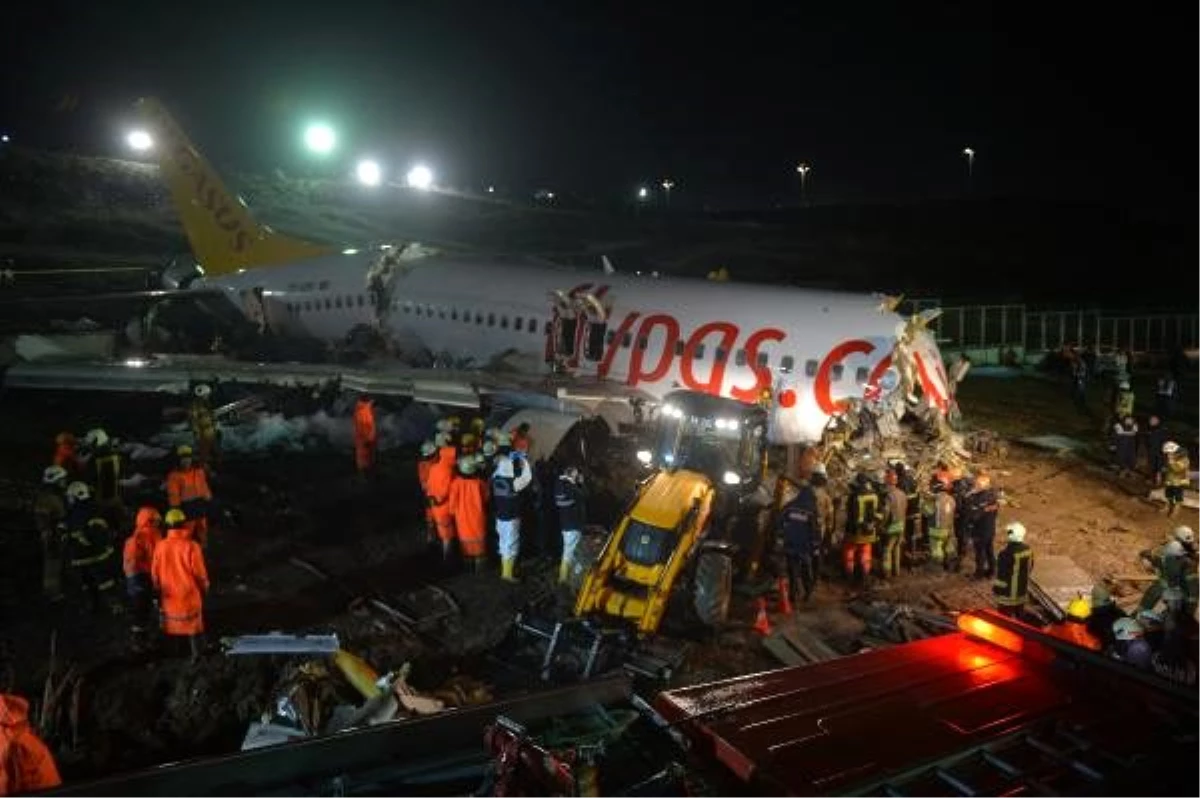 Sabiha Gökçen Havalimanı\'nda uçak pistten çıktı: 3 ölü, 179 yaralı (8)