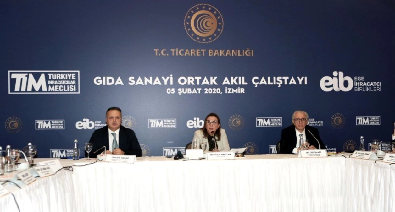 Ticaret Bakanı Pekcan\'dan gıda ihracatçılarına açık çek