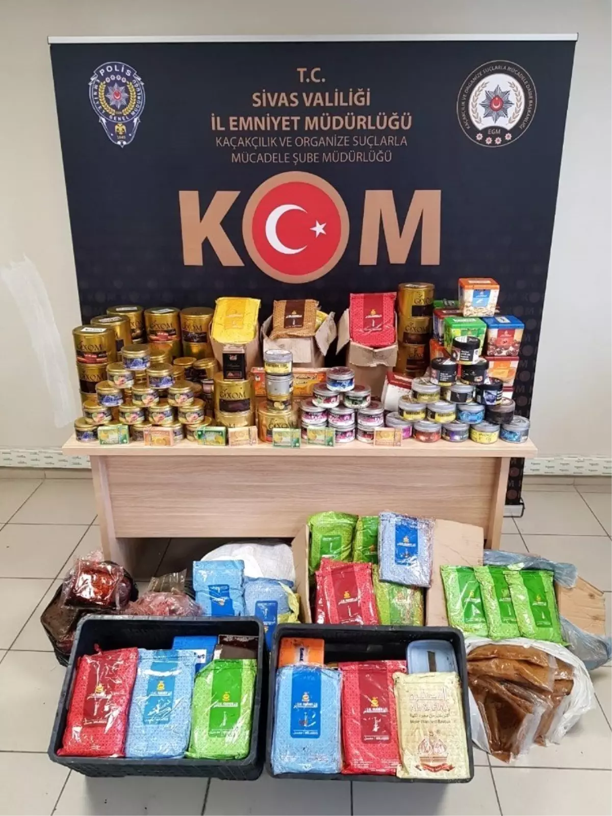 271 kilo kaçak tütüne el konuldu