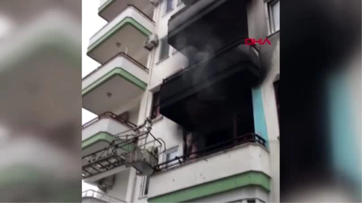 Antalya alanya\'da 2 ev yangını: 1 yaralı