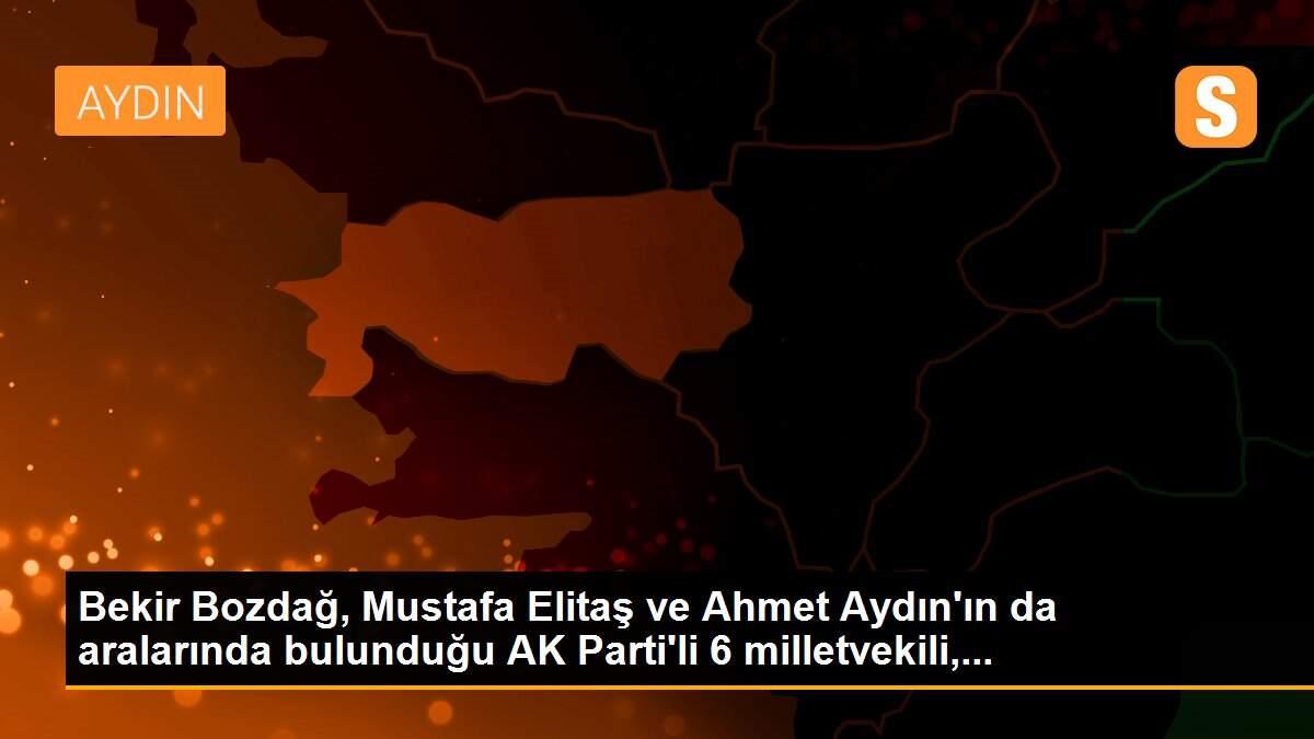 Bekir Bozdağ, Mustafa Elitaş ve Ahmet Aydın\'ın da aralarında bulunduğu AK Parti\'li 6 milletvekili,...