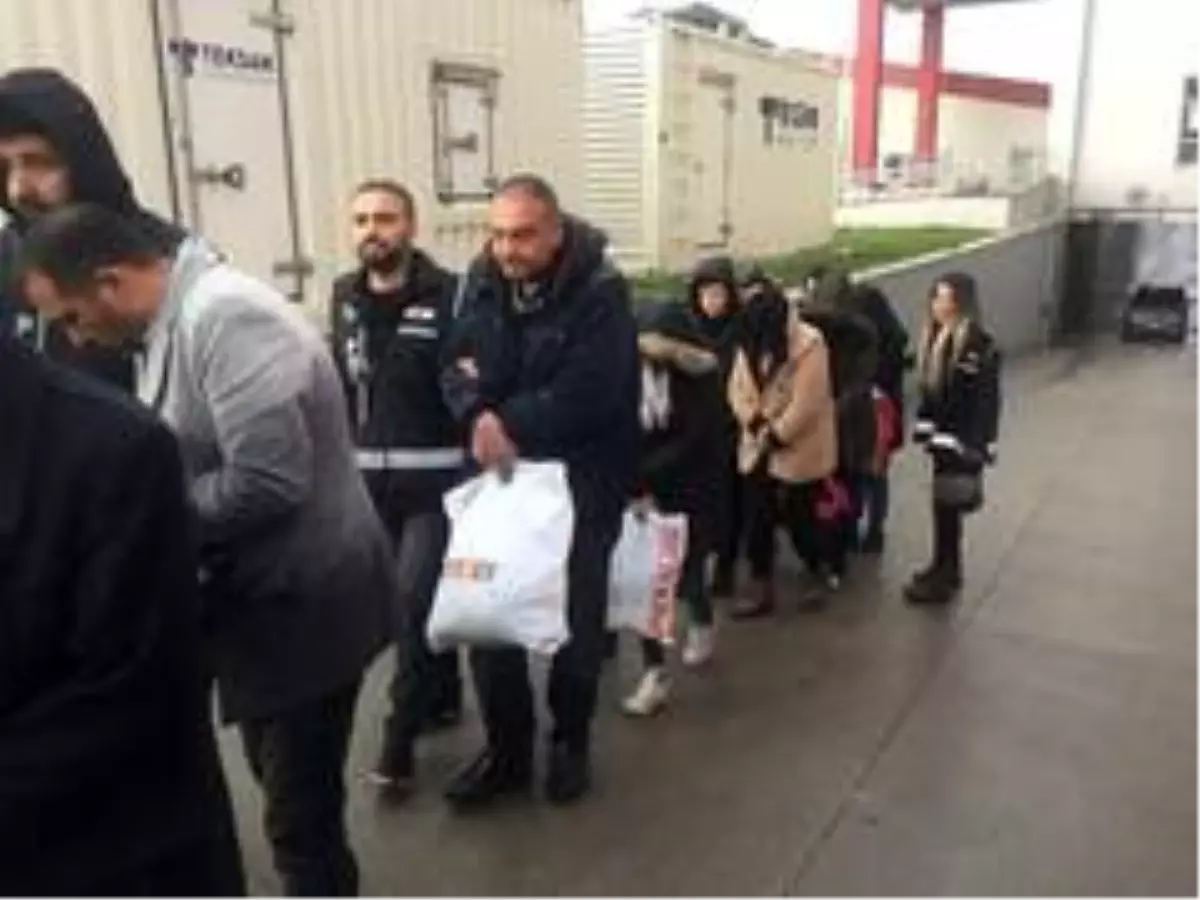 İhaleye fesat karıştırdığı öne sürelen 59 zanlı adliyeye sevk edildi