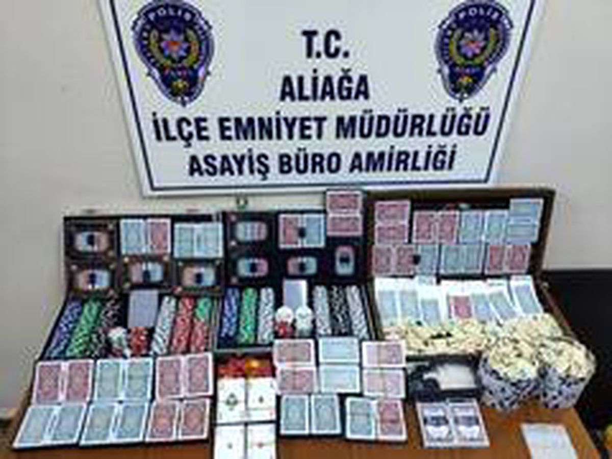 İzmir\'de kumar baskını