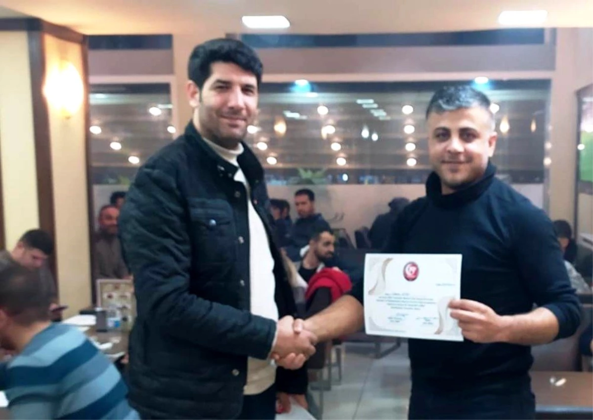 AFAD Diyarbakır ekibine teşekkür belgesi