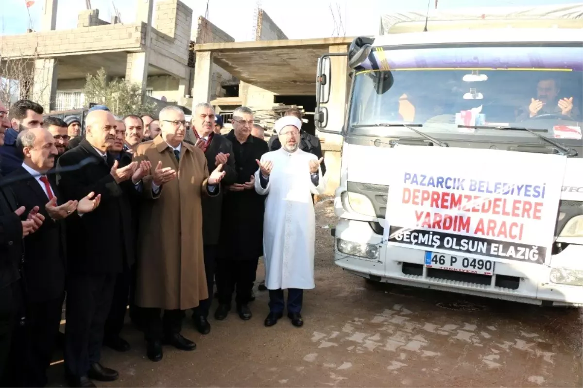 Elazığ için toplanan yardımlar yola çıktı