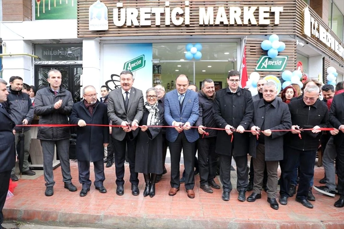 Merzifon\'da yöresel ürünlerin satılacağı üretici market açıldı