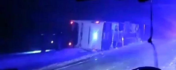 Nevşehir'de yolcu otobüsü devrildi: 9 yaralı, System.String[]