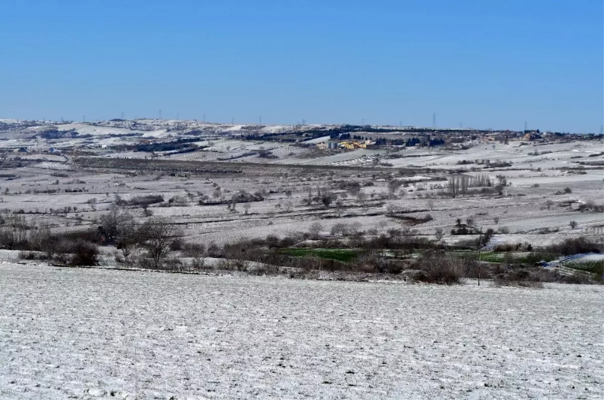 Tekirdağ beyaz örtüyle kaplandı