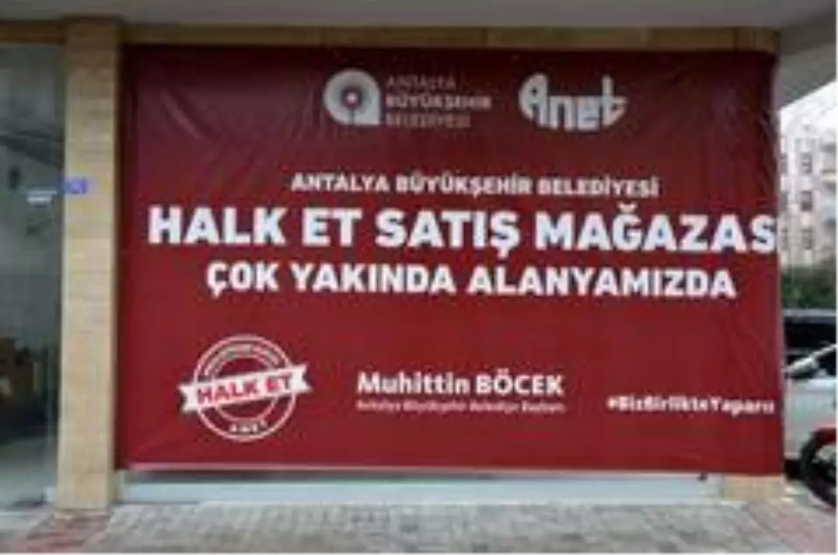 Halk Et\'in 3. Satış mağazası Alanya\'da açılıyor