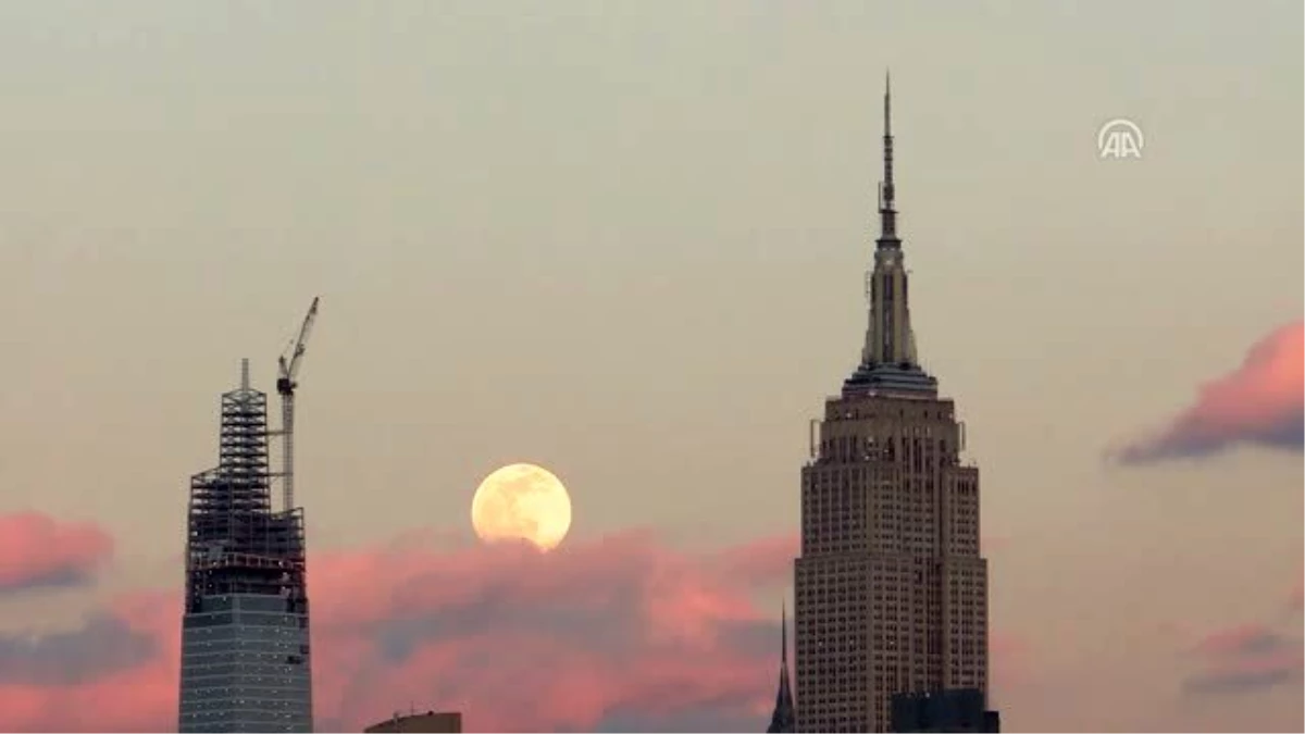 New York\'ta "Süper Ay"