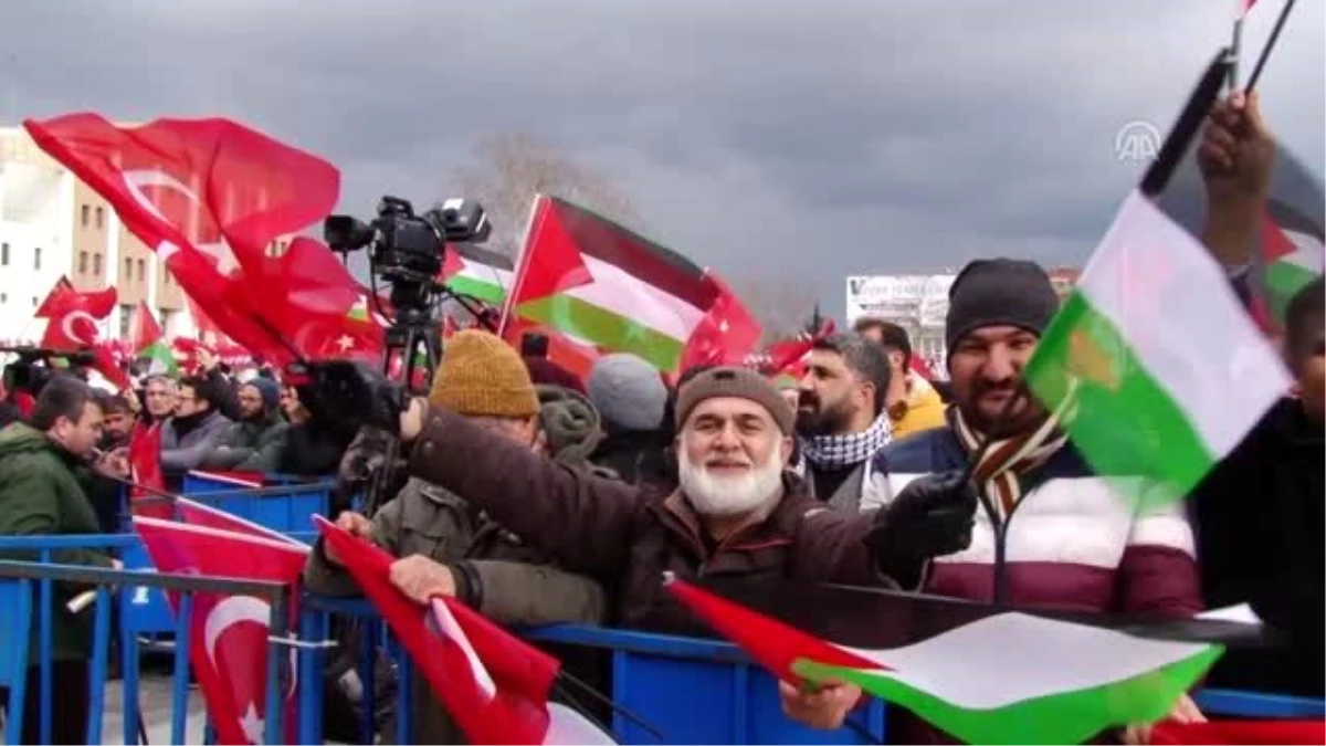 Yeniden Refah Partisi "Seninleyiz Kudüs" mitingi düzenledi