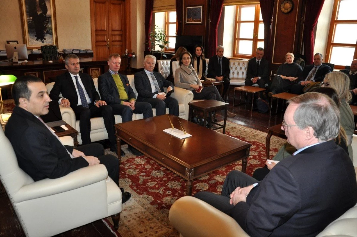 Büyükelçiler Kars\'ta çeşitli ziyaretlerde bulundular