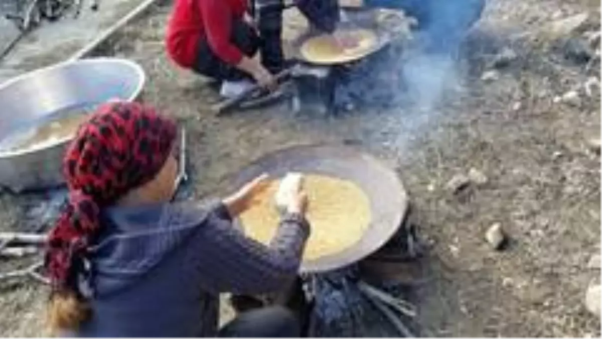 Geçmişi yüzyıllara dayanan geleneksel yemek "Kavut"