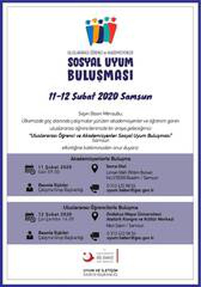 Uluslararası öğrenci ve akademisyenler sosyal uyum buluşması Son Dakika