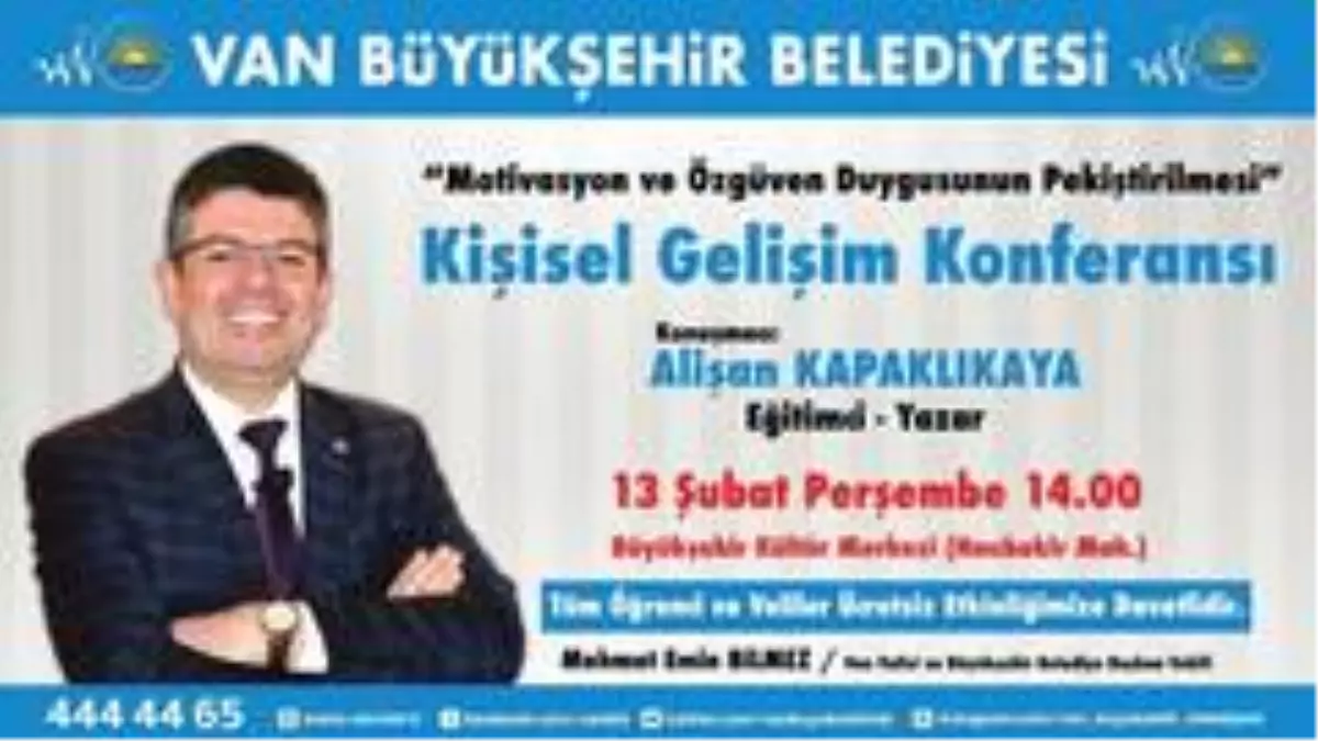 Van Büyükşehir Belediyesinden \'kişisel gelişim\' konferansı