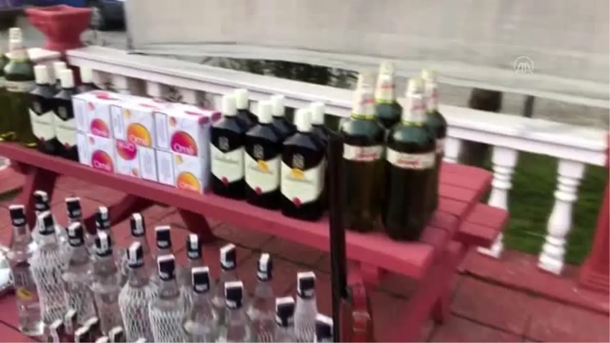 245 litre sahte içki yakalandı