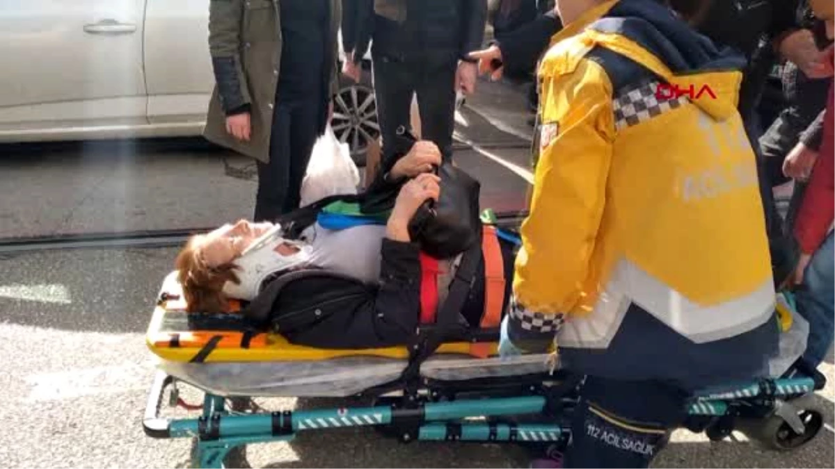 Bursa otomobilin çarptığı kadın yaralandı