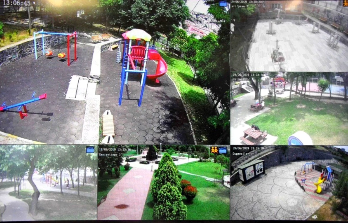 Güvenlik kamerası takılan parkların sayısı artıyor
