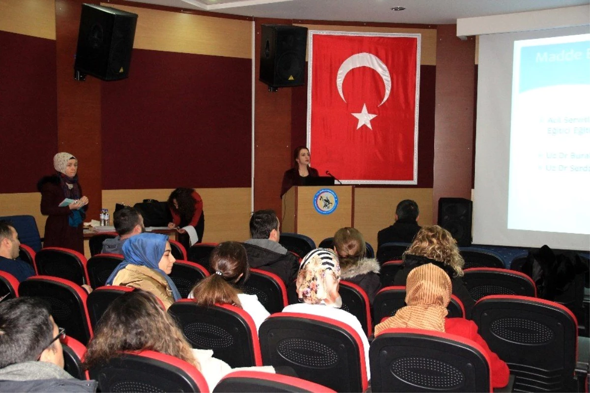 Kırşehir\'de, sağlık personeline "Madde bağımlılığı ve çocuğa yönelik istismar" eğitimi verildi