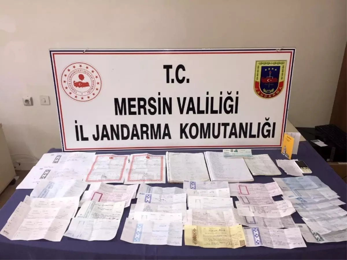 Mersin\'de tefeci operasyonu 1 kişi gözaltına alındı