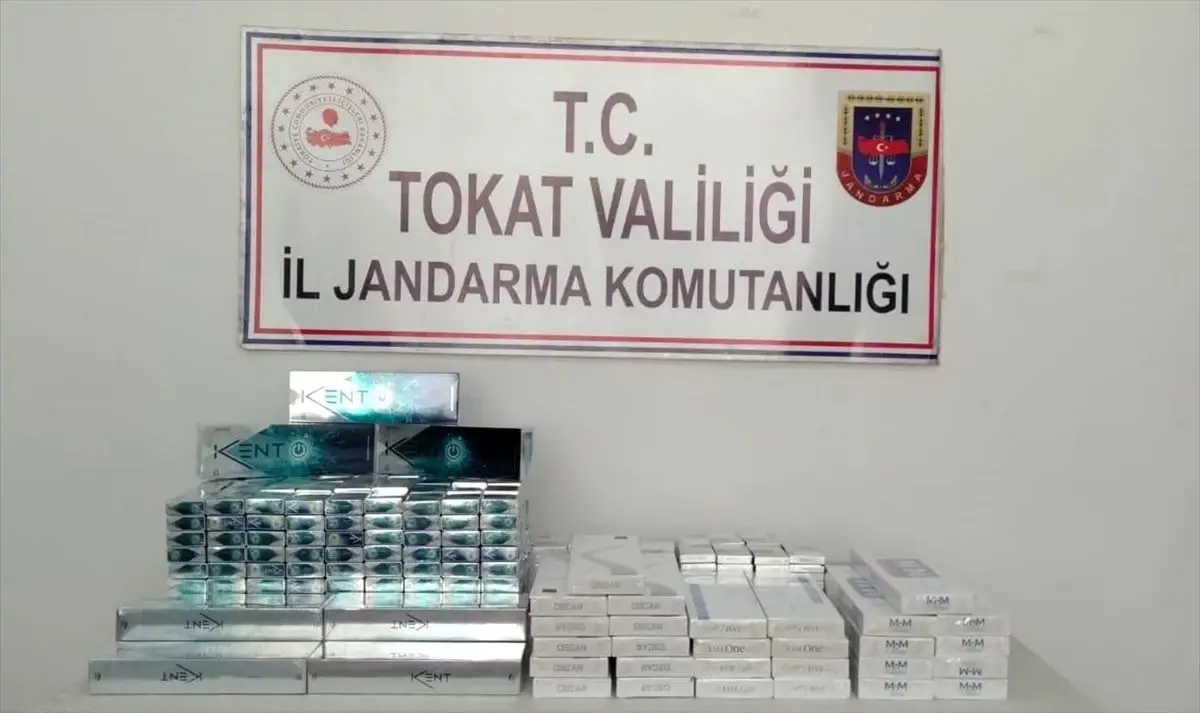 Tokat\'ta 1598 paket kaçak sigara ele geçirildi