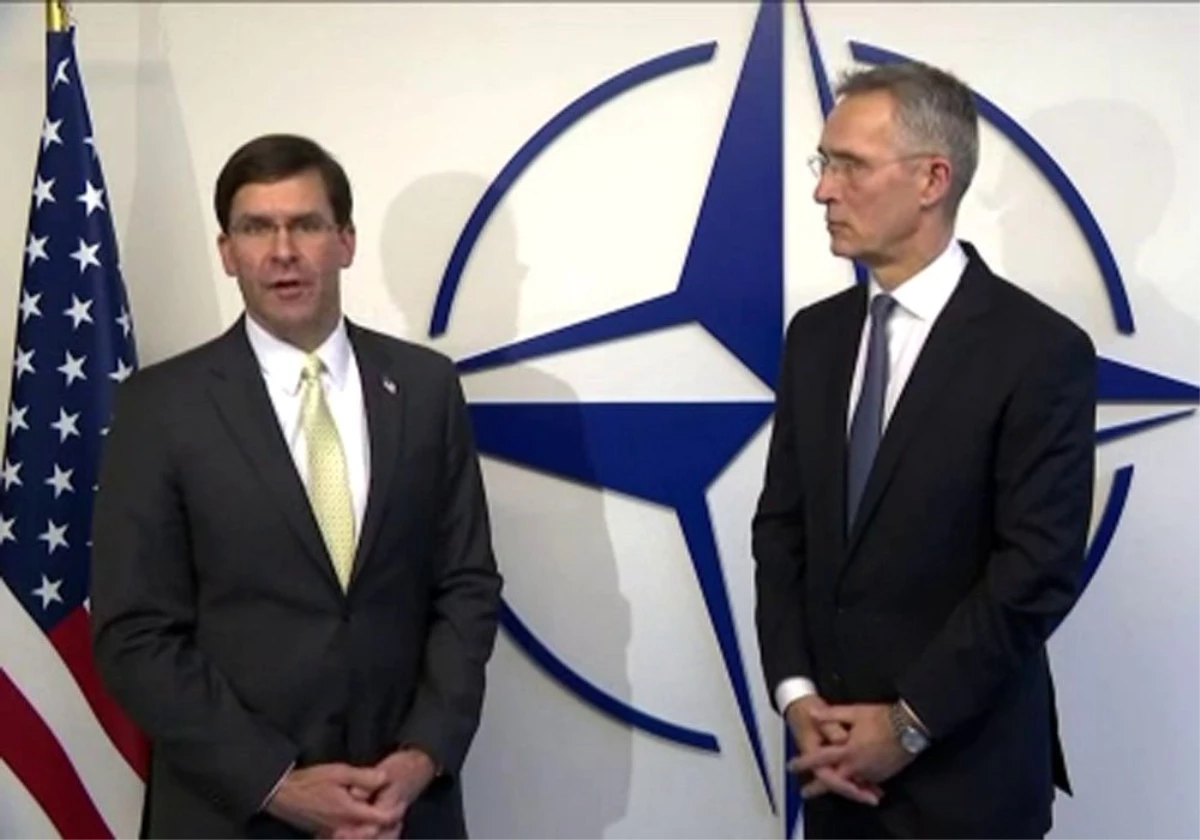 ABD Savunma Bakanı Esper ile NATO Genel Sekreteri Stoltenberg bir araya geldi