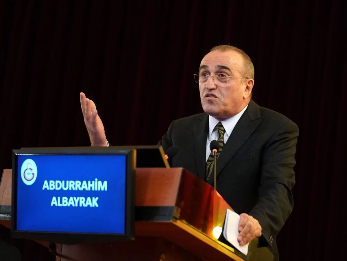 Abdurahim Albayrak: "Galatasaray\'ın borcu yönetilebilir duruma geldi"