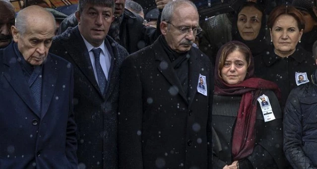 Kılıçdaroğlu, Bahçeli ve Akşener aynı cenazede yan yana geldi - Son Dakika