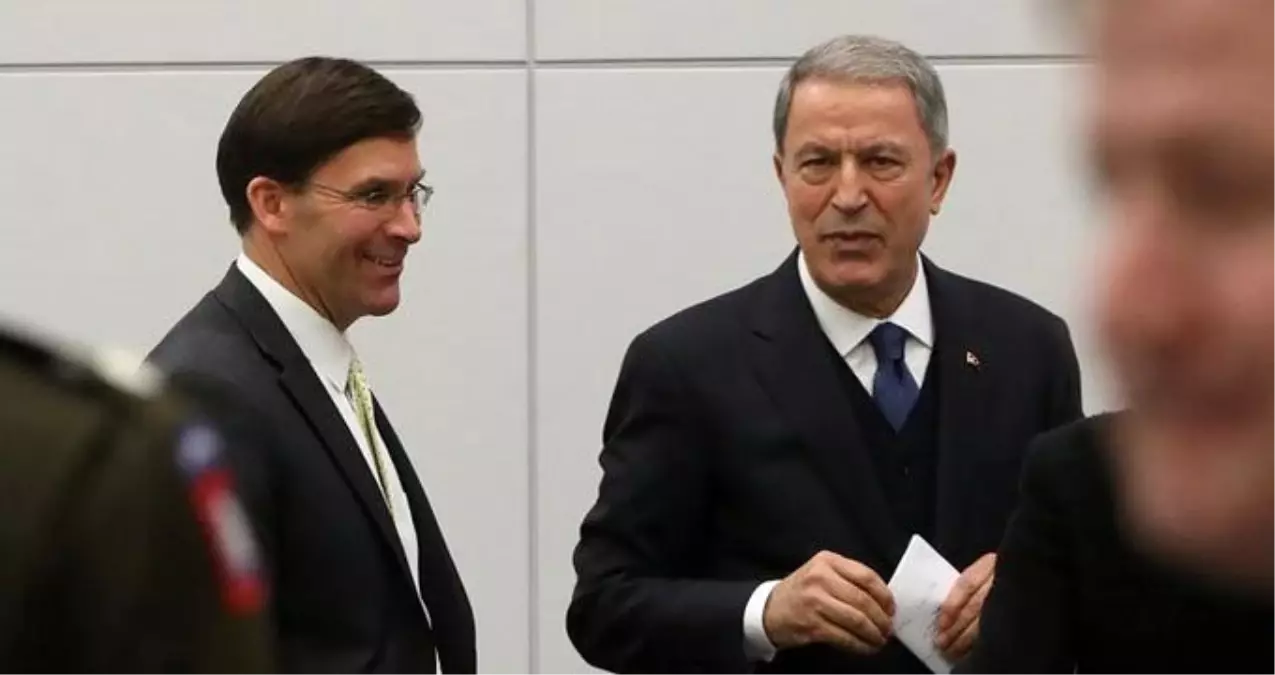 Milli Savunma Bakanı Hulusi Akar, ABD\'li mevkidaşı Mark Esper ile görüştü