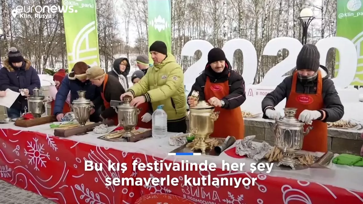 Rusya\'da semaver çayı festivali: Hızlı kaynatan kazanır