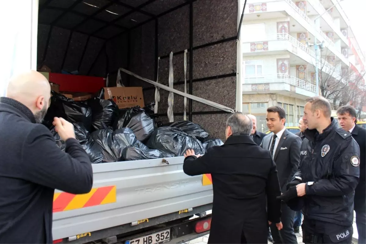 Türkeli\'den Elazığ\'a gıda yardımı