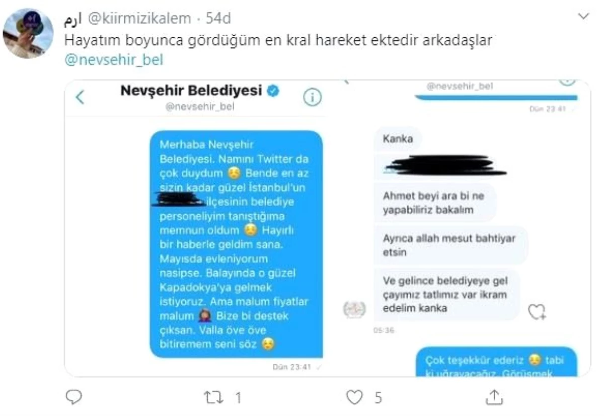 Balayına Kapadokya\'ya gelecek çiftin, Nevşehir Belediyesi\'nden isteği