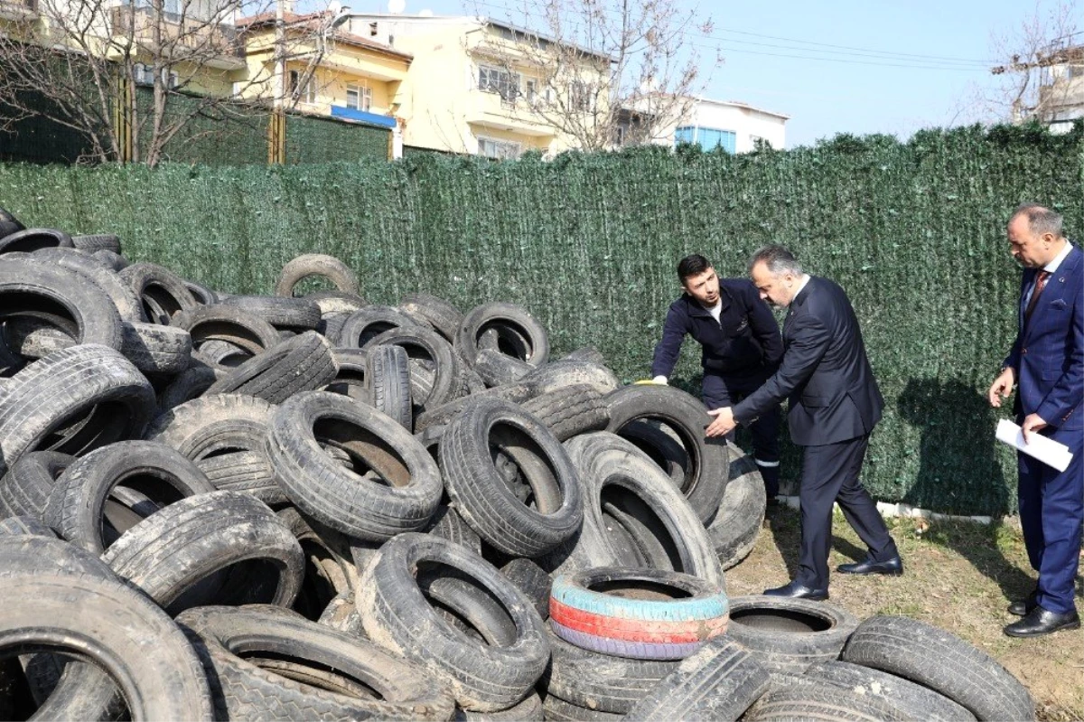 Bursa\'da 50 bin atık araç lastiği toplandı