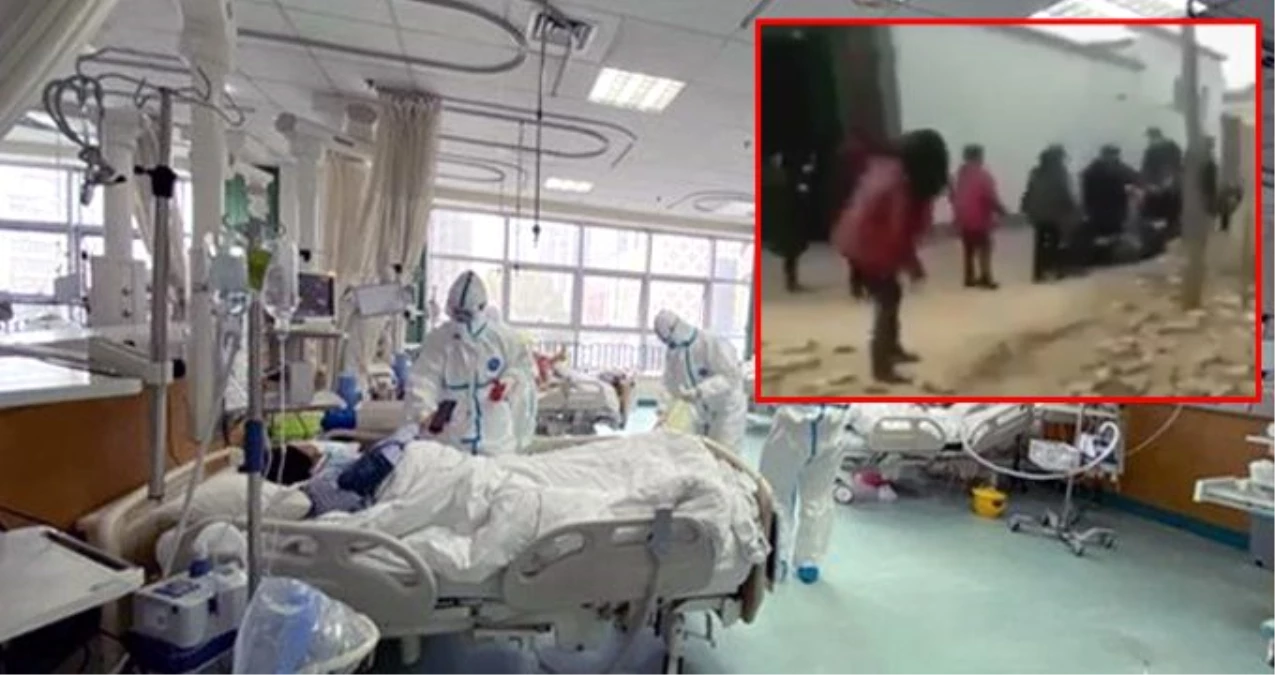 Çin\'de virüs tedavisi olup evine dönen şahıs, halk tarafından tekme tokat dövüldü