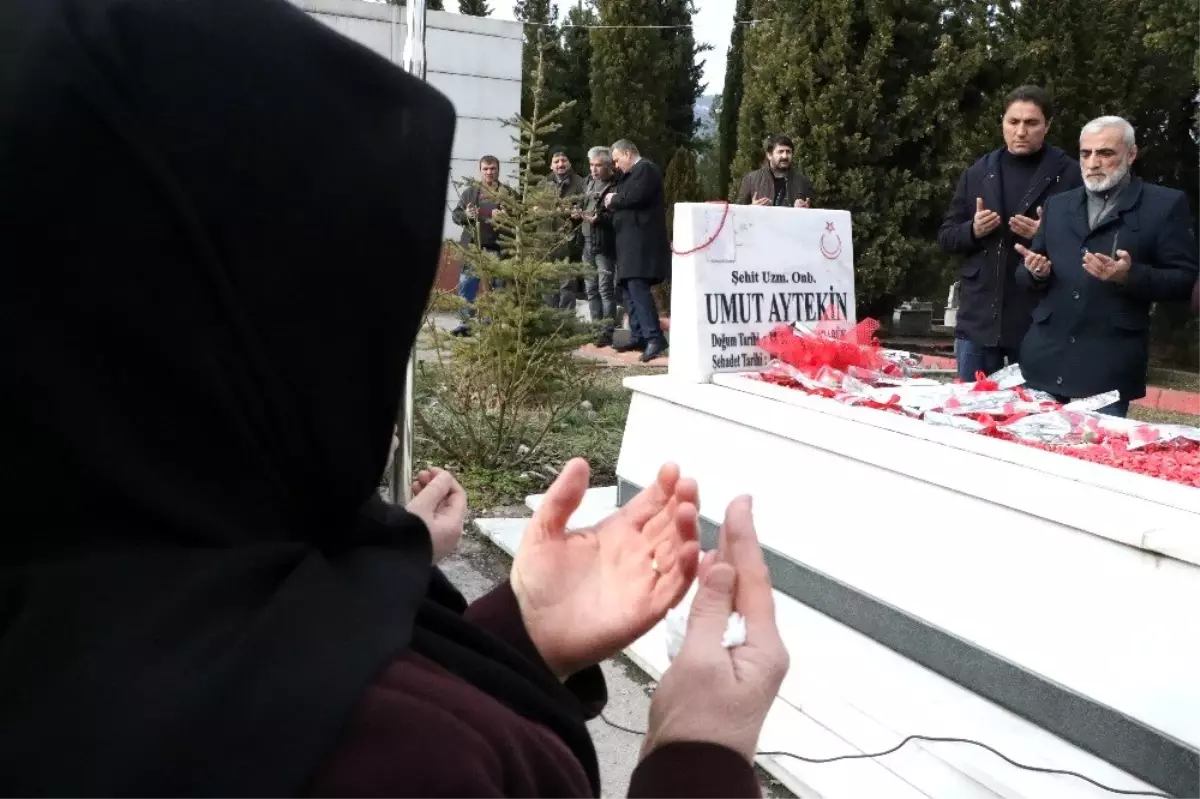 El Bab şehidi şehit oluşunun 3. yılında mezarı başında anıldı