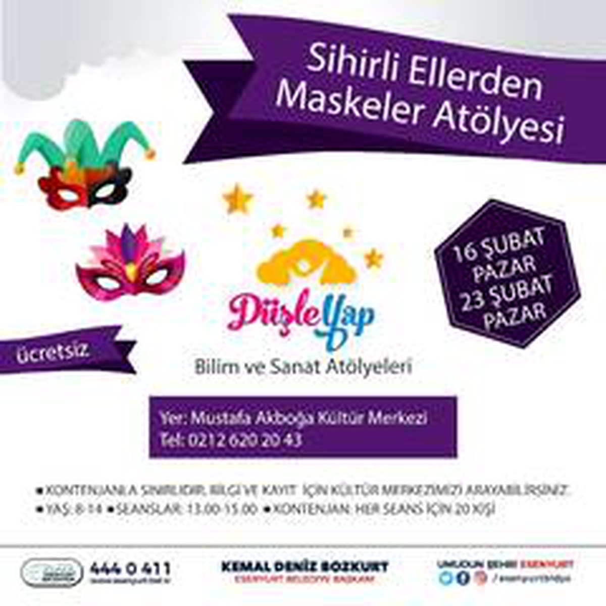 Esenyurtlu çocuklar fark oluşturucu maskeler tasarlayacak