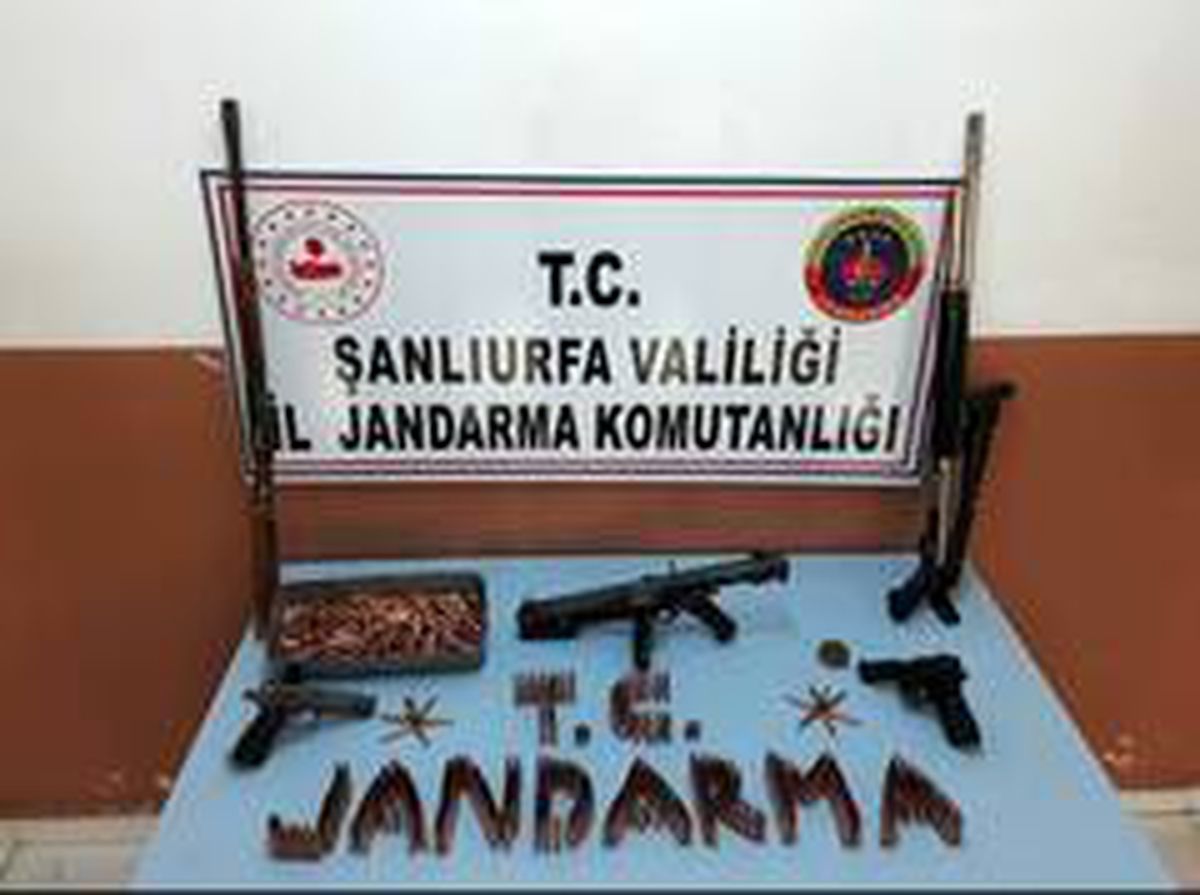 Şanlıurfa\'da silah kaçakçılığı operasyonu: 3 gözaltı
